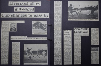 Press report from Adrian Killen's scrapbook